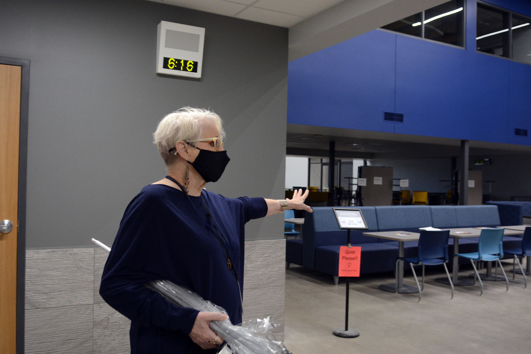Baraboo school construction tour May 3, 2021
